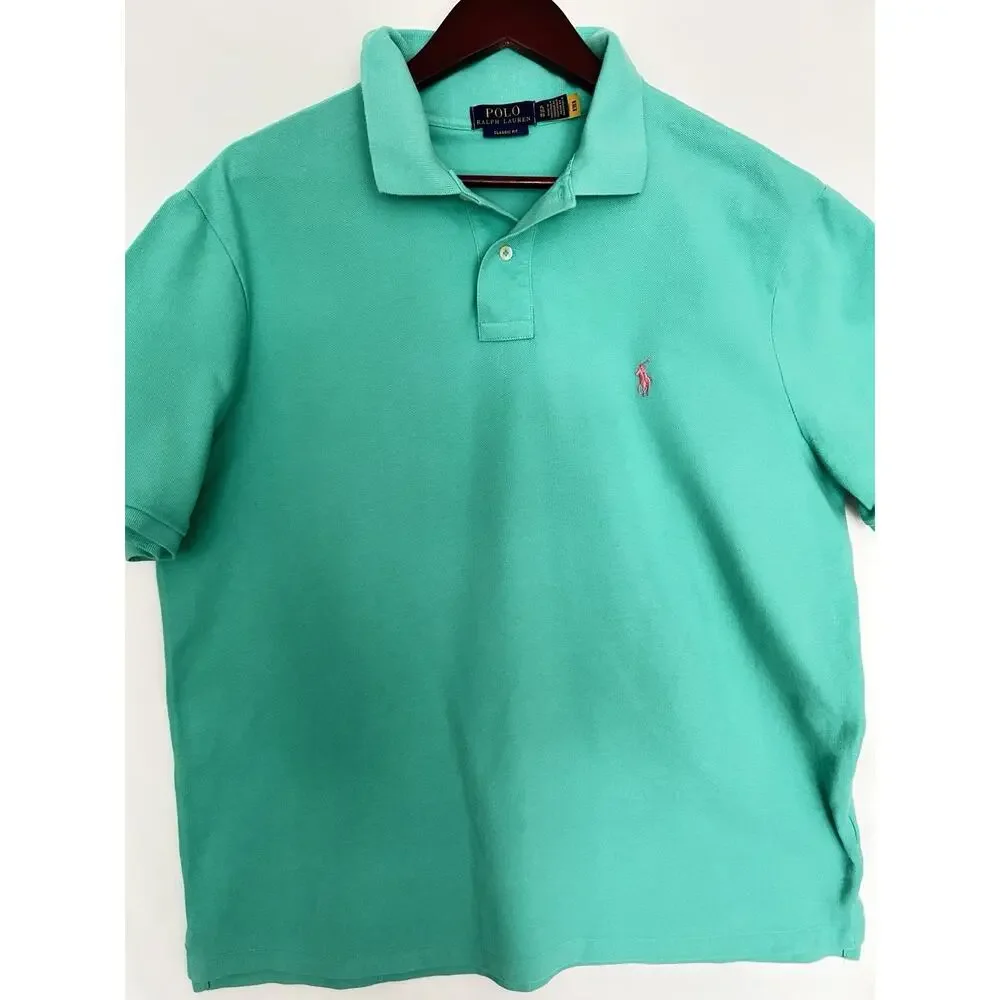 Polo Ralph Lauren Polo Shirt XL Teal